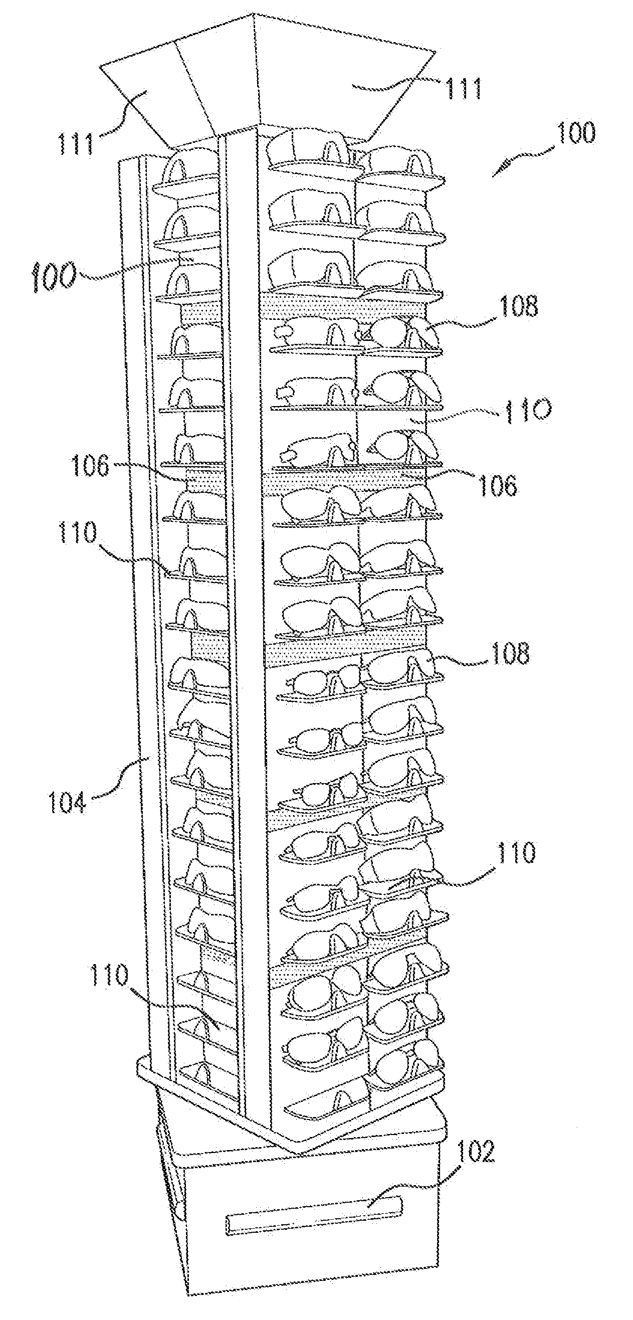 Eyewear display and modules for same