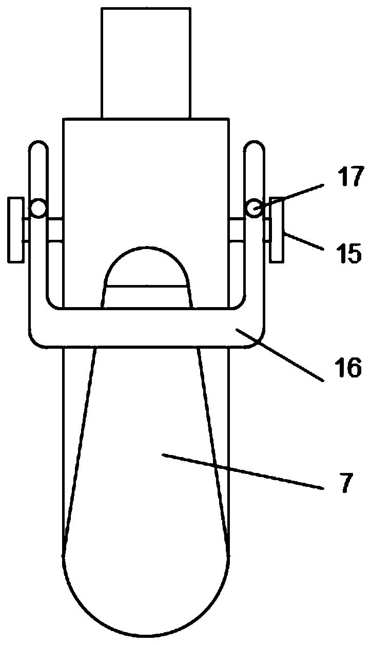 Crane anti-falling protection lifting hook