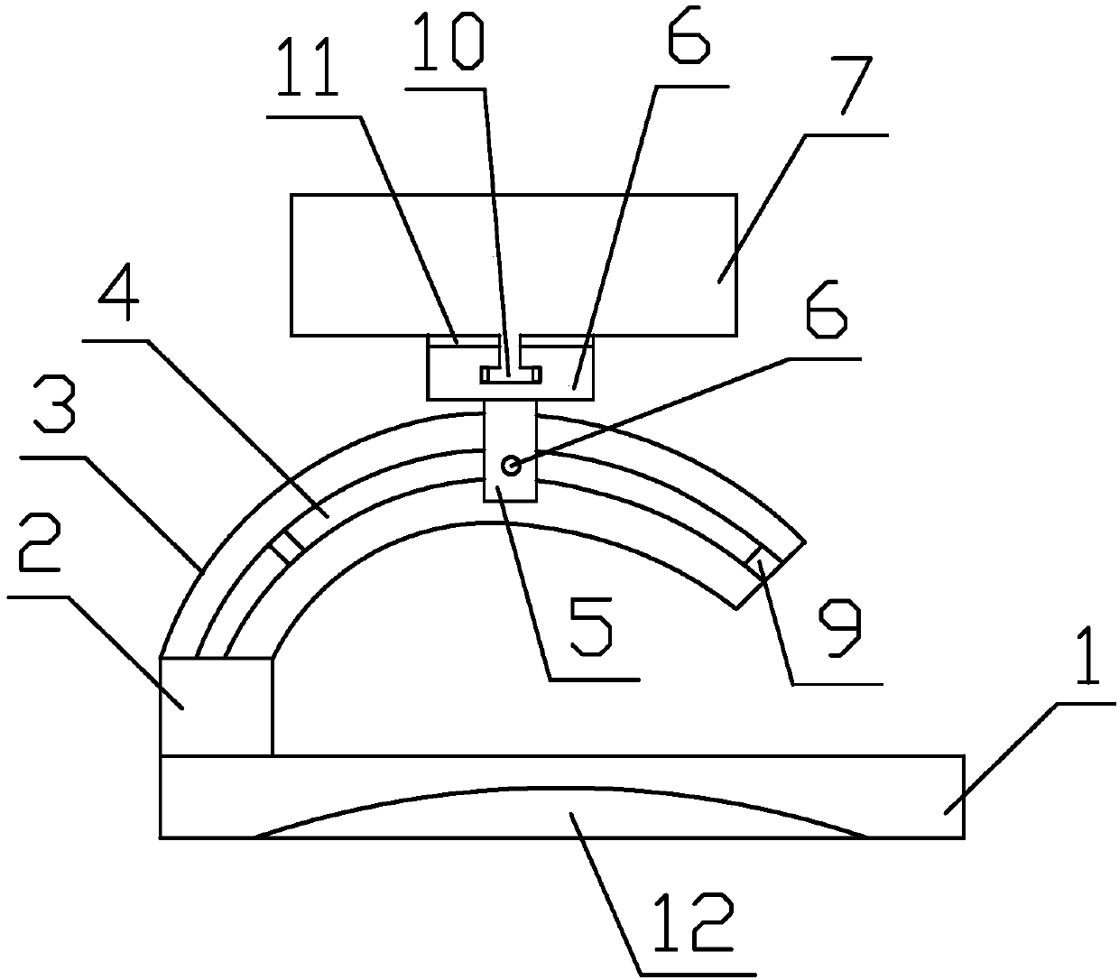 Automobile anti-collision radar convenient to install