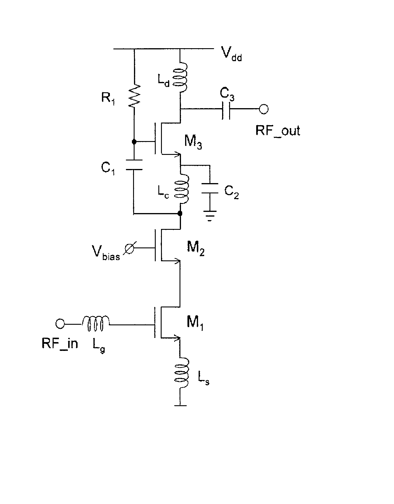 Low power low noise amplifier