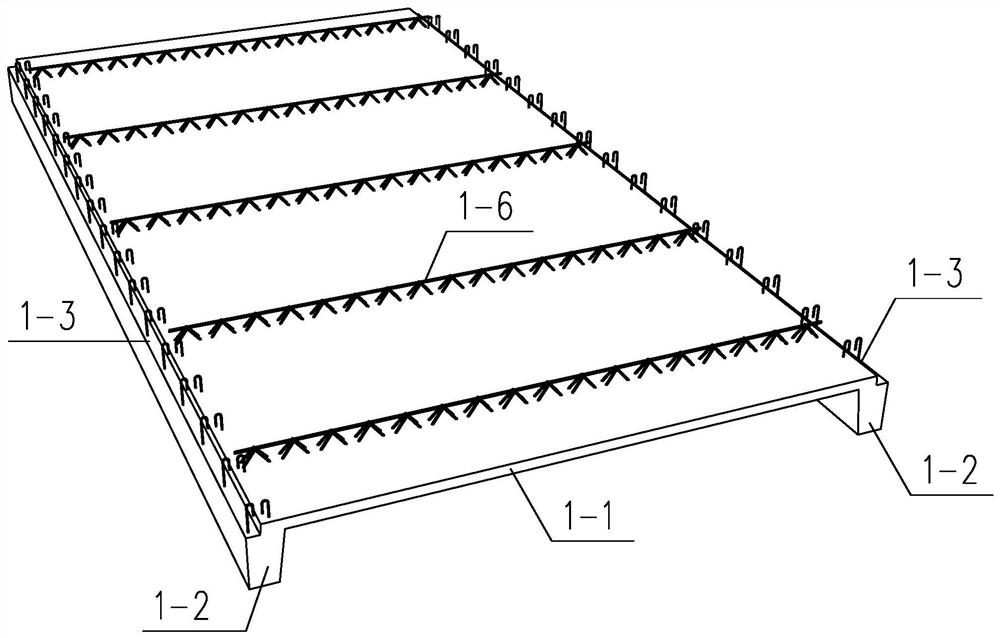 Beam-slab integrated precast concrete structure and construction method