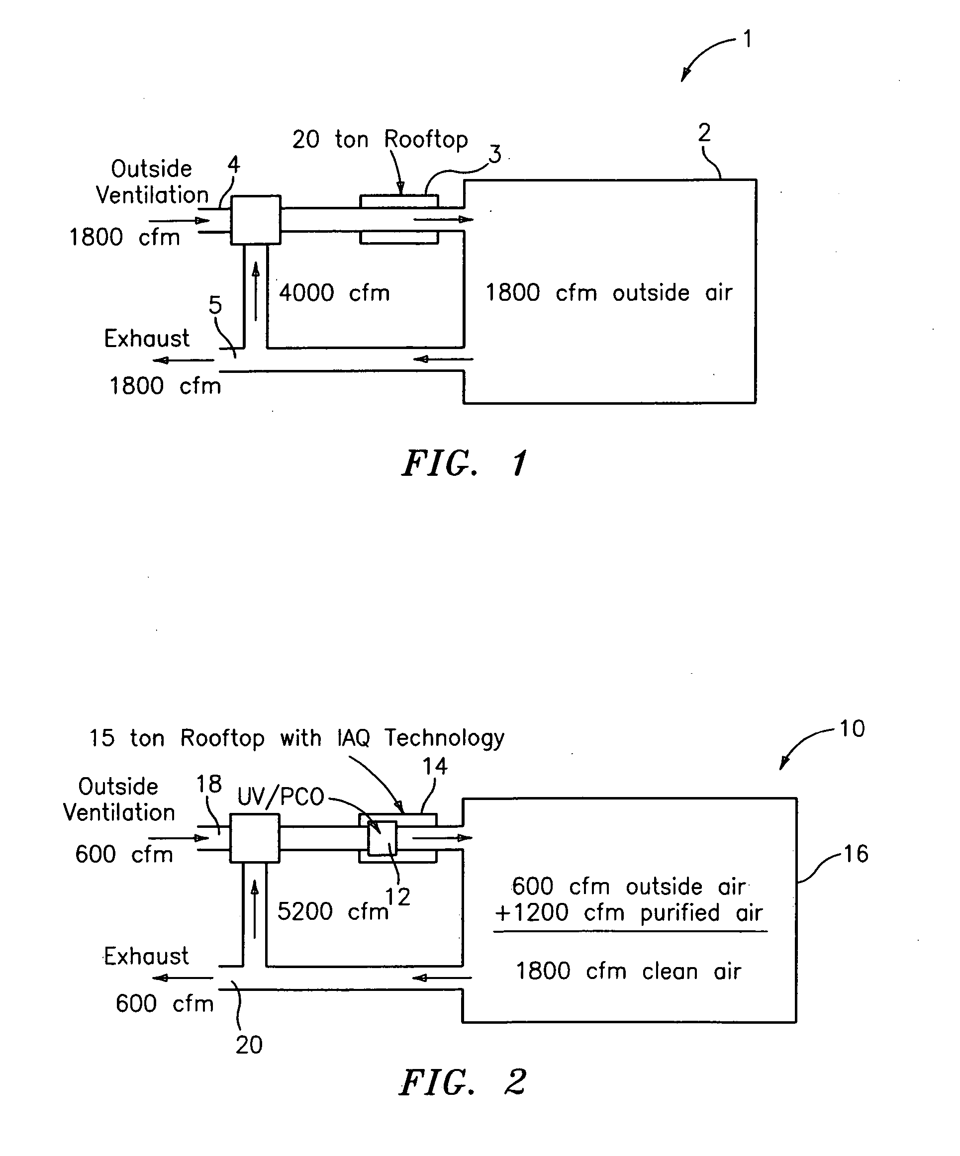 Gas phase contaminant removal with low pressure drop