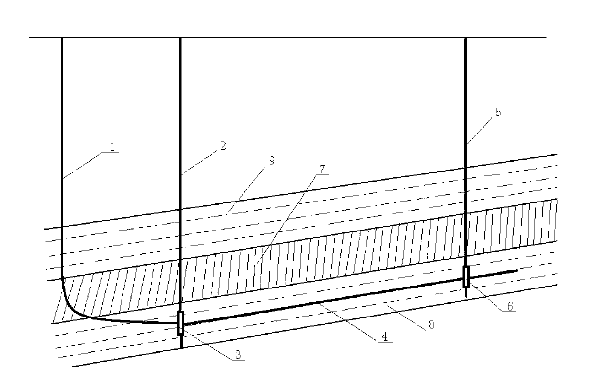 Coal-bed gas multi-branch horizontal-well system