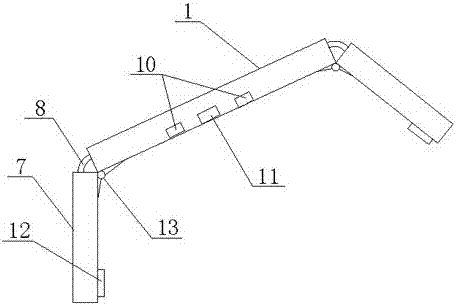 A high-reliability transport trolley structure used in construction sites