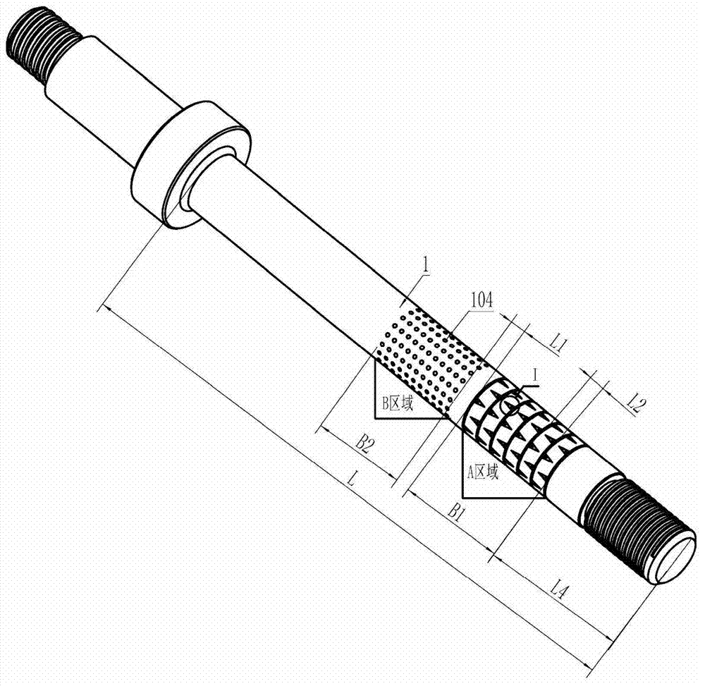 Valve rod and valve bush of turbine regulating valve