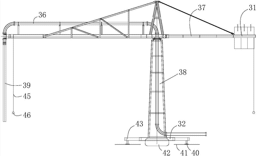 Method for constructing basement retaining wall based on brick base membrane modeling wall