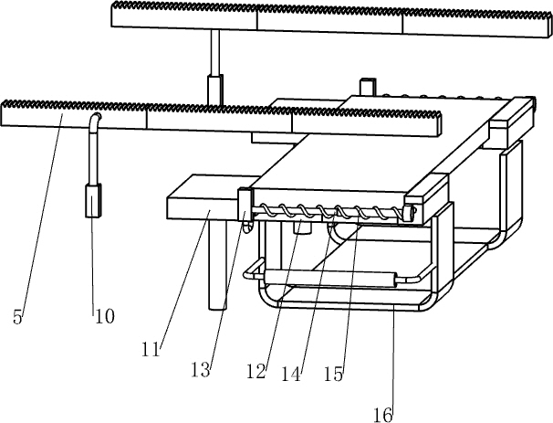 Building construction formwork waste removing device