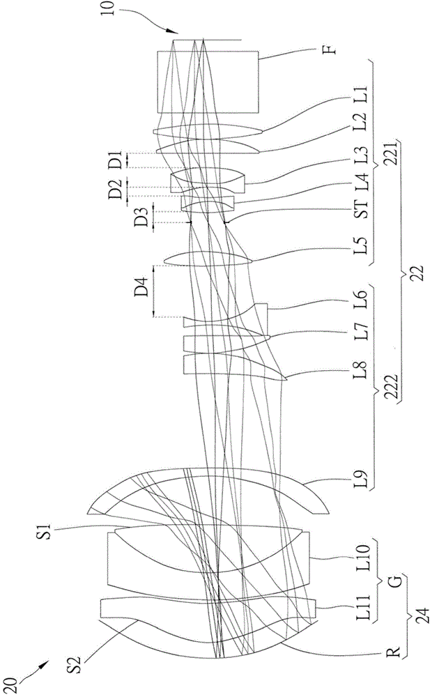 Projector and projection lens thereof