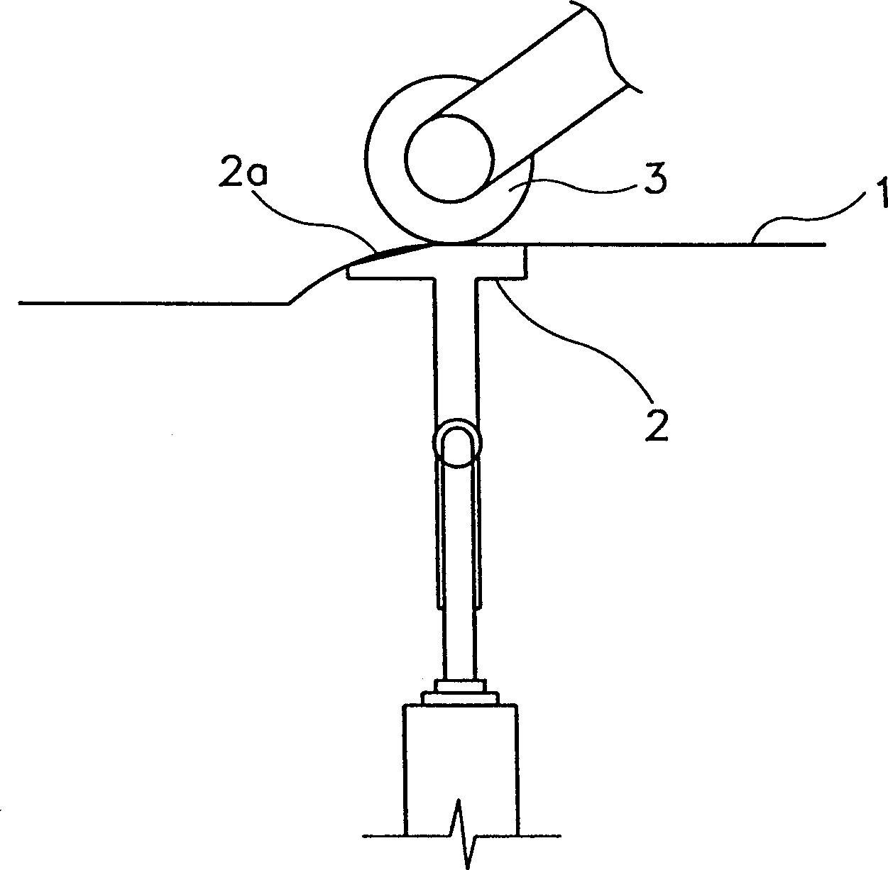 Steel-board bending device for refrigerator door