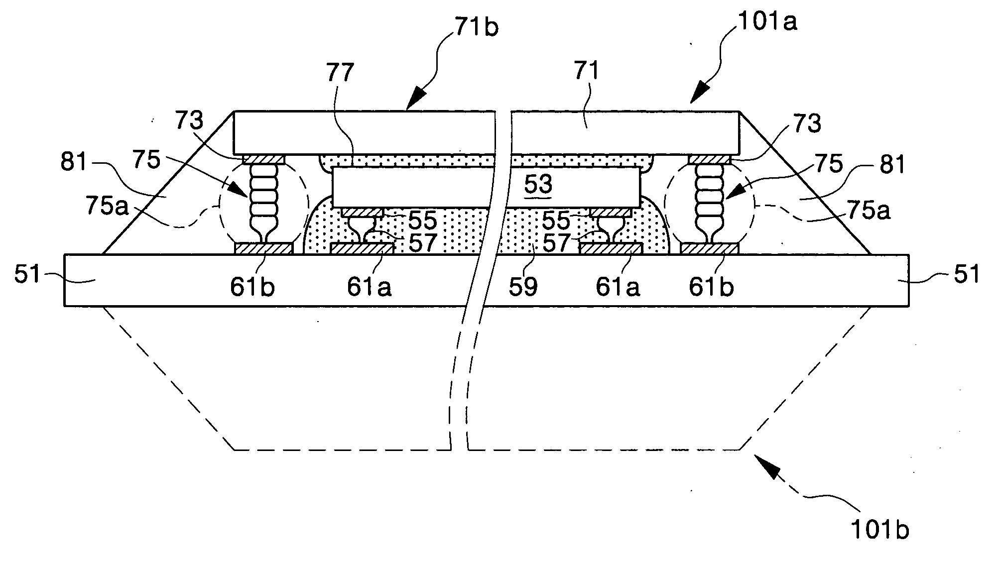 Multi-chip packages having a plurality of flip chips and methods of manufacturing the same