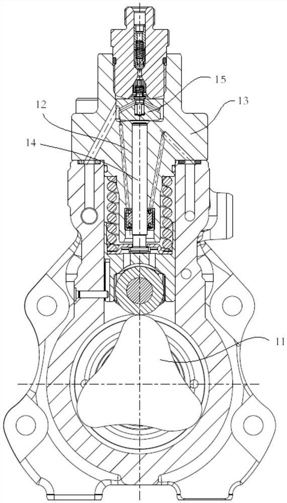 Oil inlet valve for high pressure oil pump and corresponding high pressure oil pump