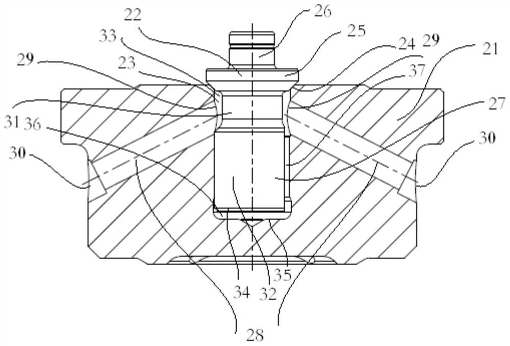 Oil inlet valve for high pressure oil pump and corresponding high pressure oil pump