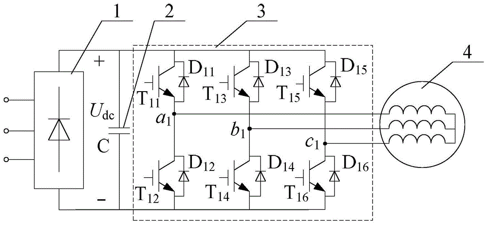 Zero-sequence current suppression method for open-winding permanent magnet synchronous motor system powered by double inverters