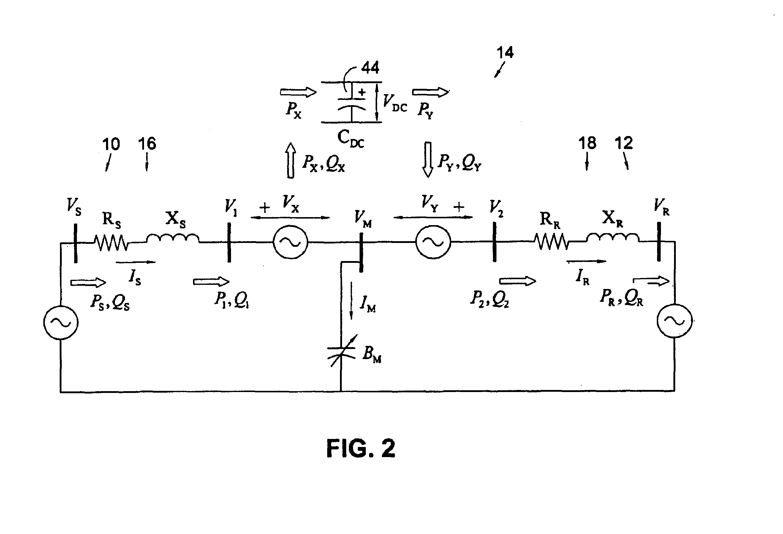 Hybrid power flow controller and method