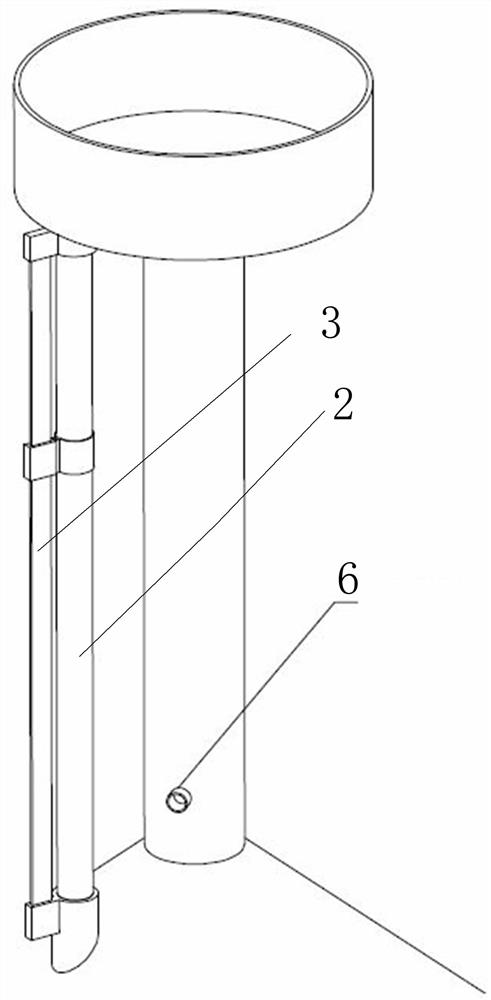 Automatic calibrating device for standard metal measuring vessel