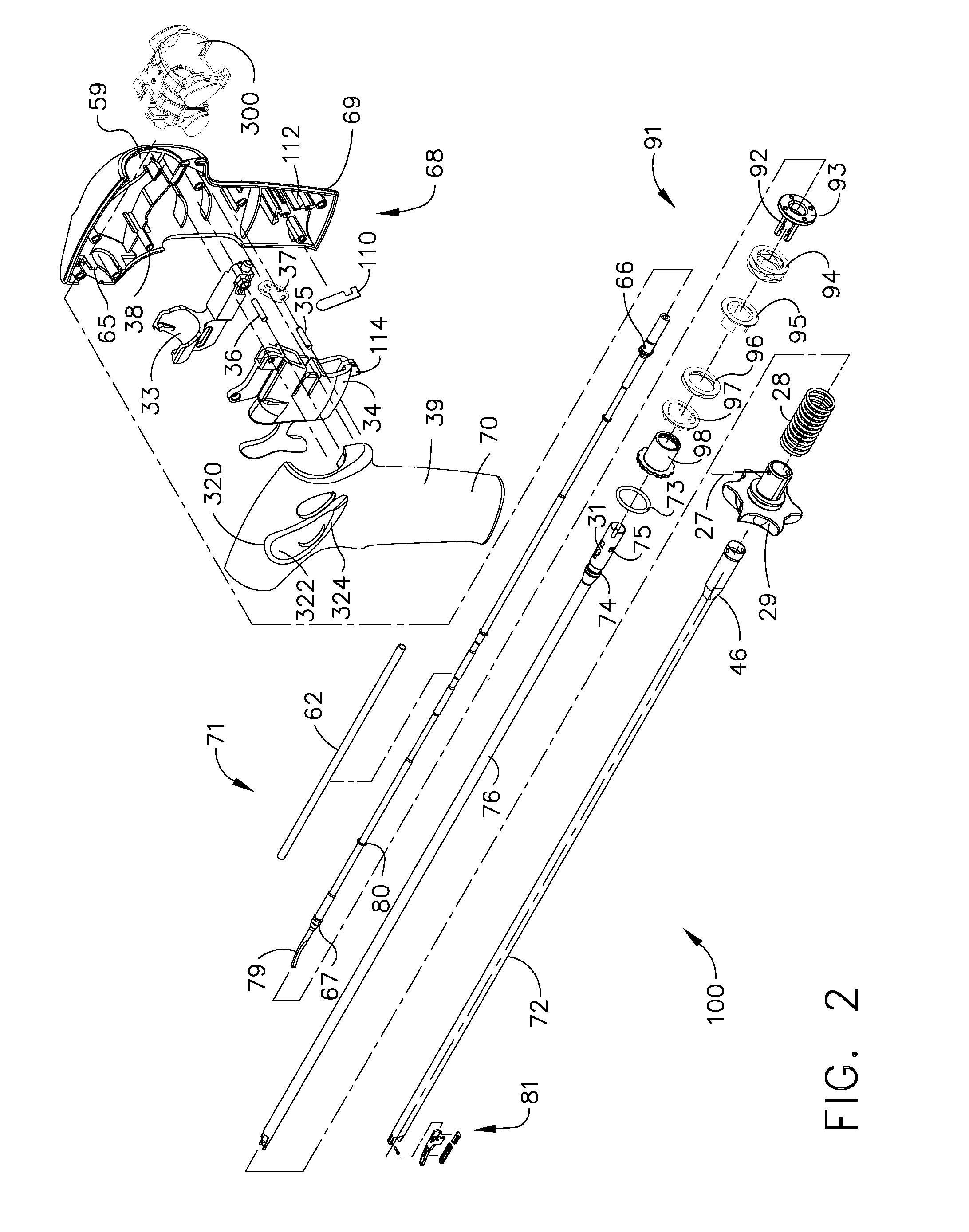 Combination tissue pad for use with an ultrasonic surgical instrument