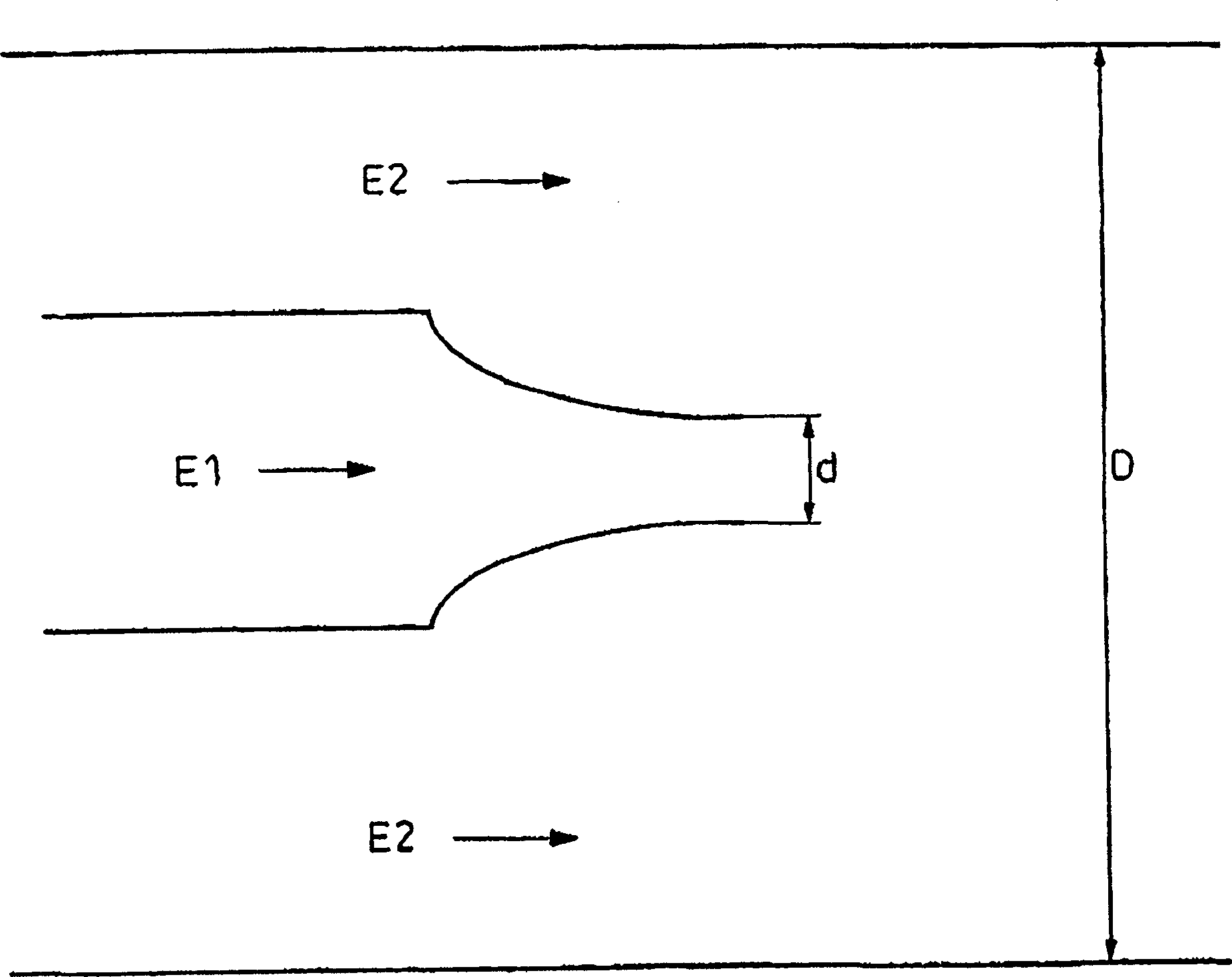 Improving method for preparing (poly) isocyanate by gas phase