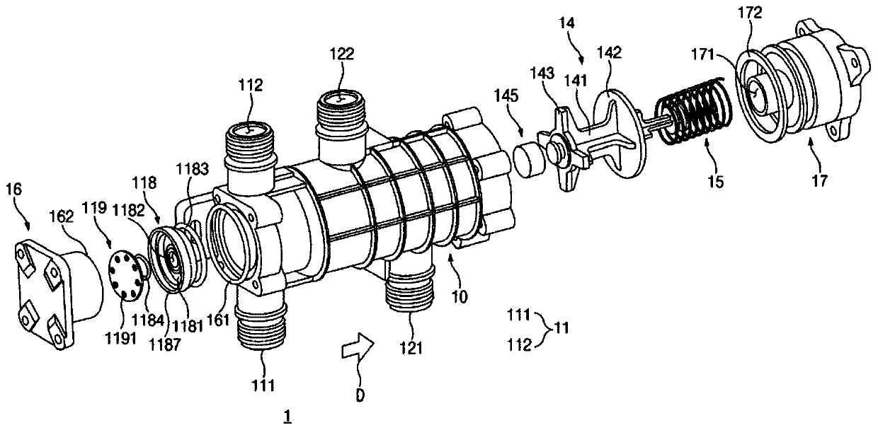 Recirculation valve and hot water recirculation system using the same