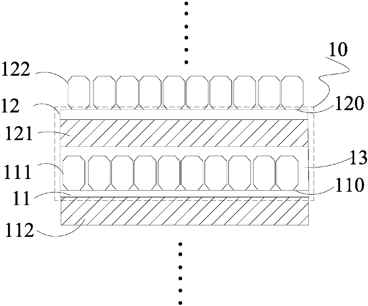 Current collector structure, lithium battery cell and lithium battery comprising same