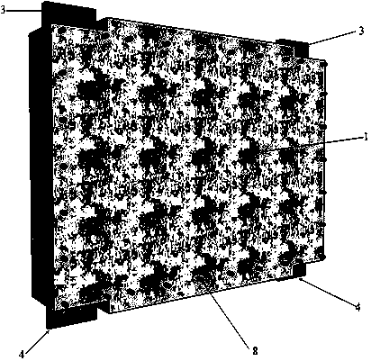 Prefabricated stiffness concrete shear wall plate with steel beam connecting keys, assembled stiffness concrete shear wall and manufacturing method