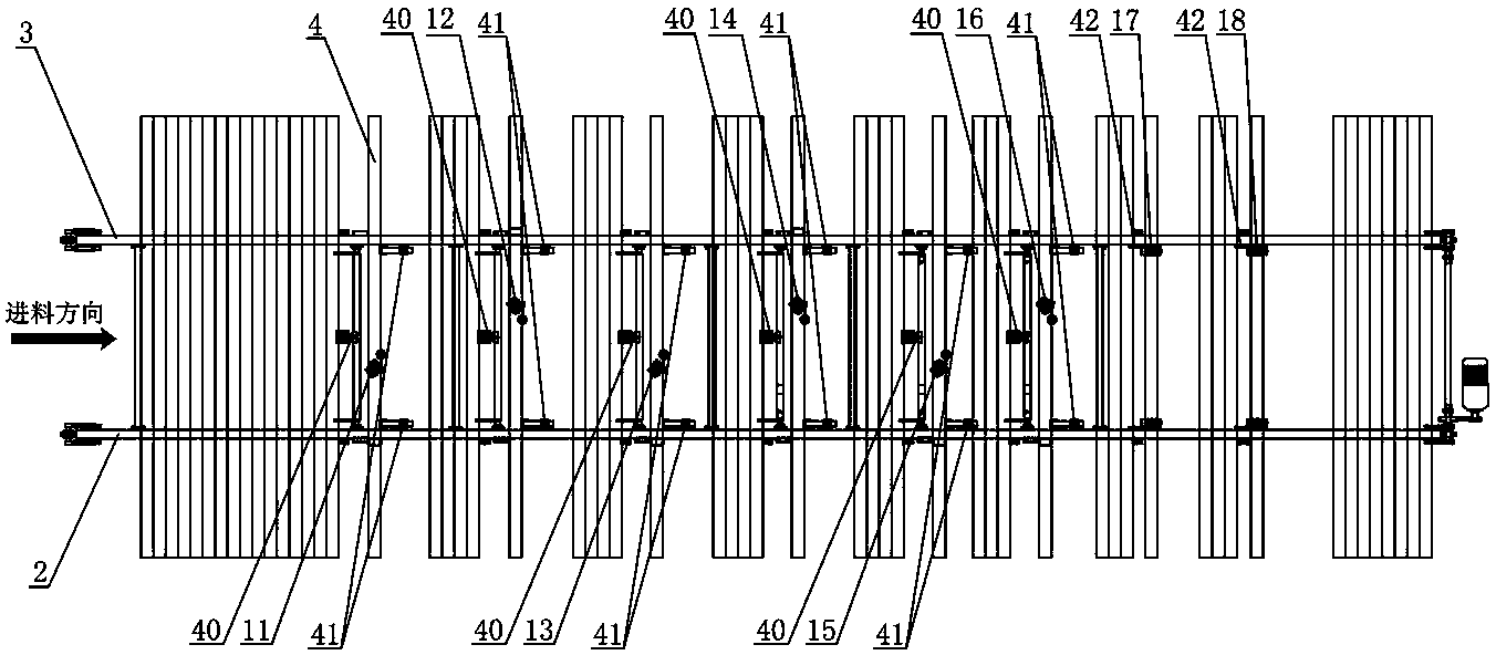 Semi-automatic metal processing and conveying line for elevator guide rails