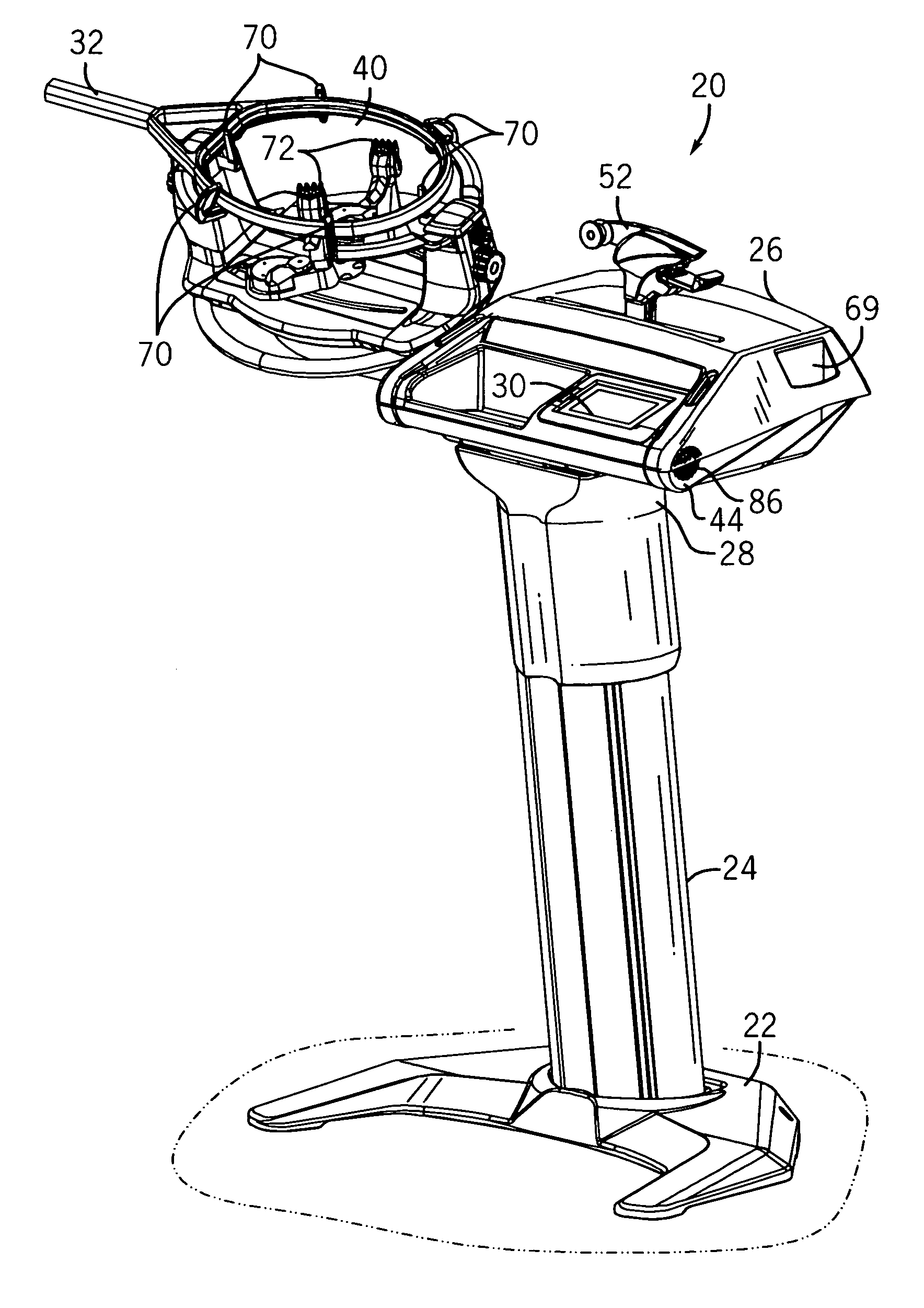 Racquet stringing machine