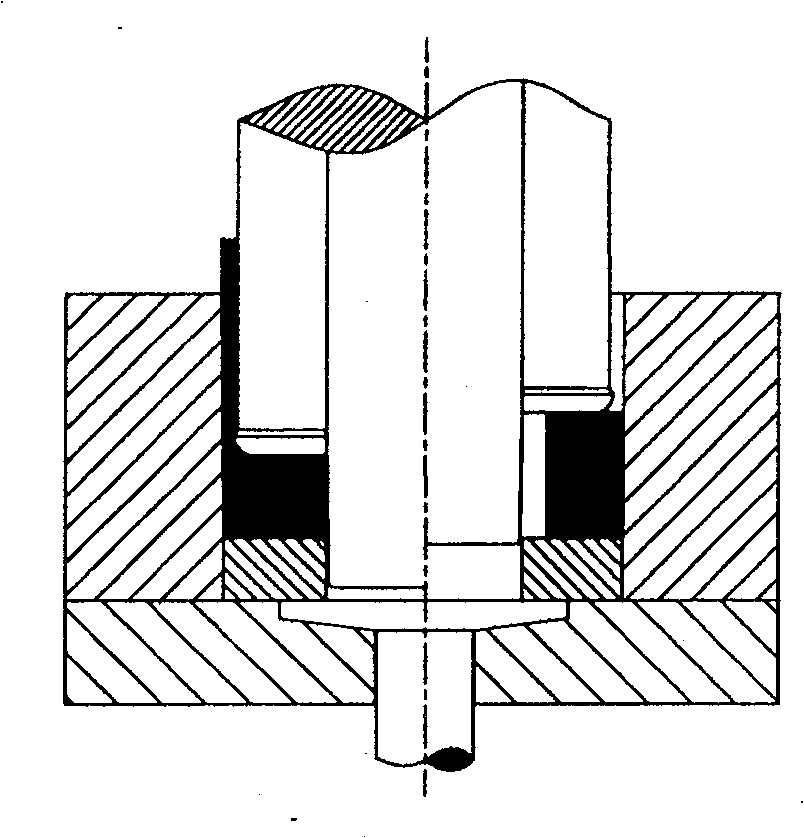 A labor-saving automobile hub forming method and device thereof