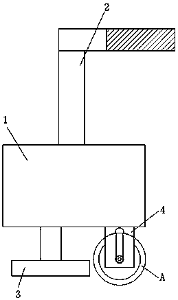 Energy-saving rammer for highway construction