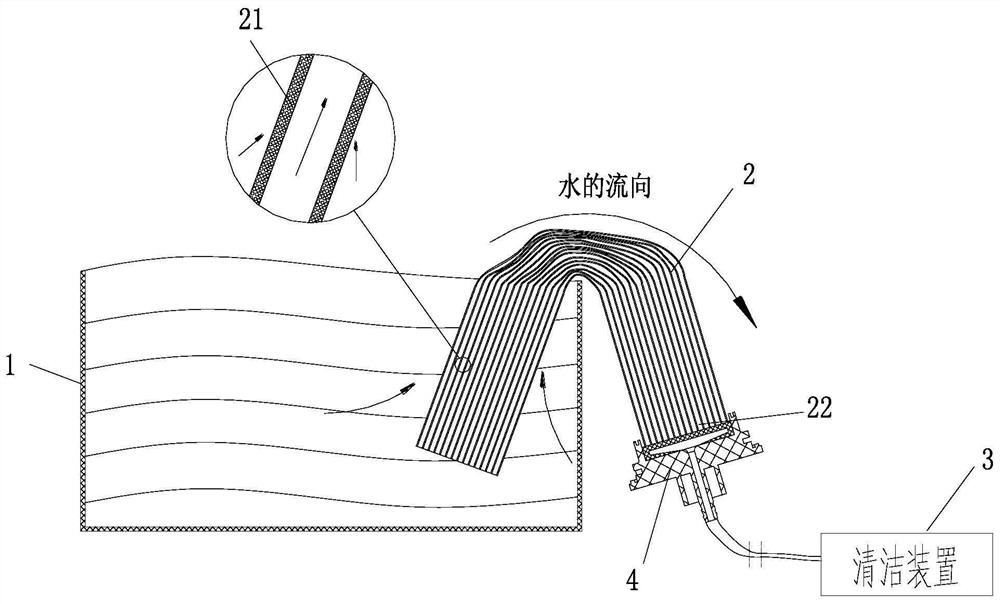 Self-water-drawing cyclic utilization system, cleaning equipment and self-moving equipment