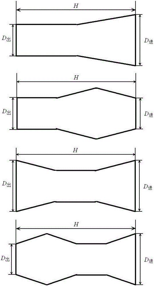 Multistage magnetic field electric arc iron plating method adopting lining positive bias tapered pipe and straight pipe compositing