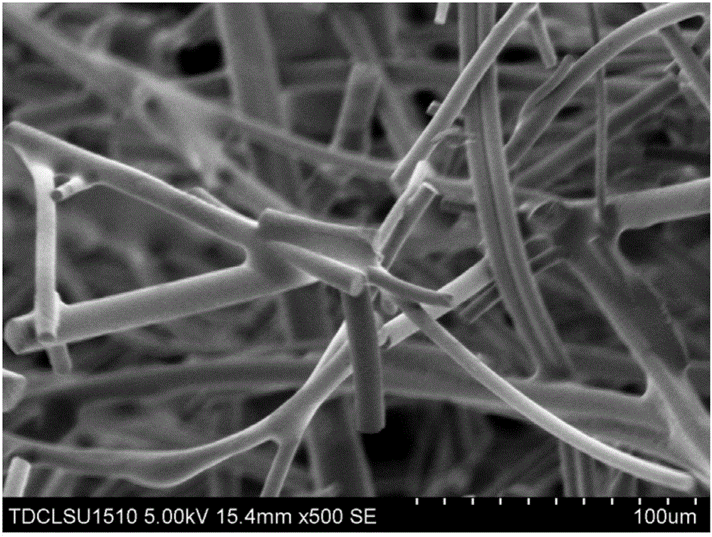 Preparation method for mullite fiber porous thermal insulation material