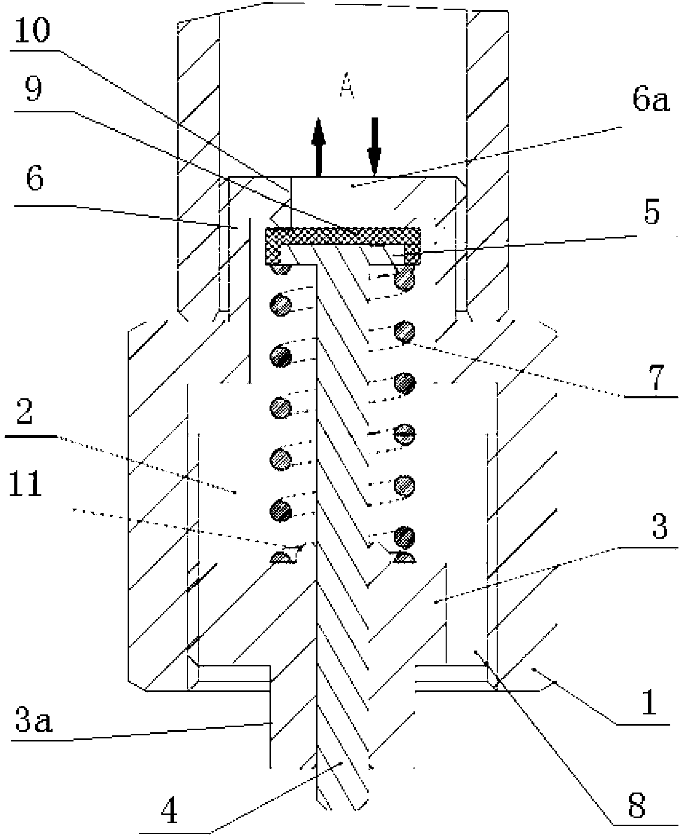 Pressure retaining valve with automatic water-drain pollution-discharge function