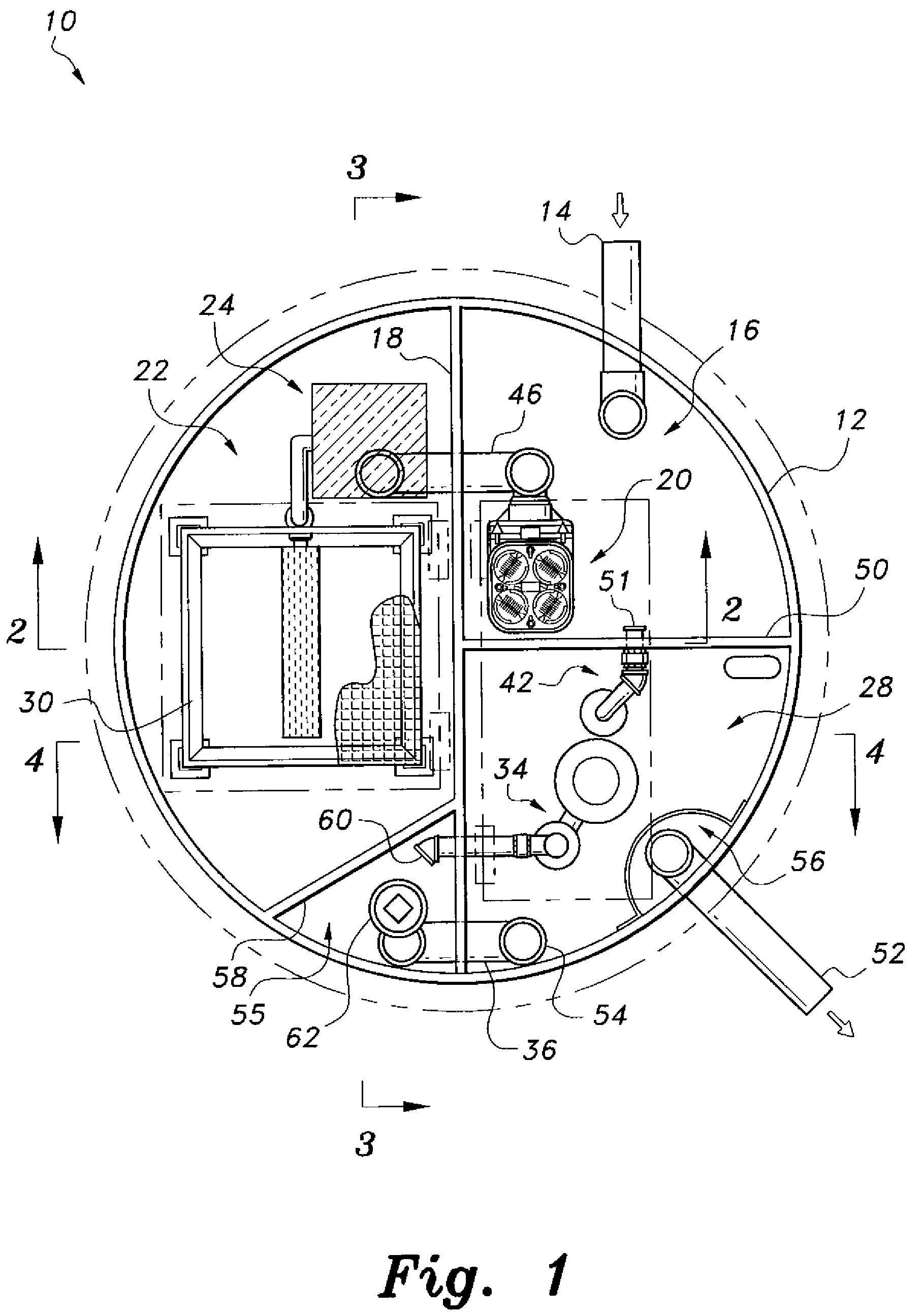 Wastewater treatment system and method