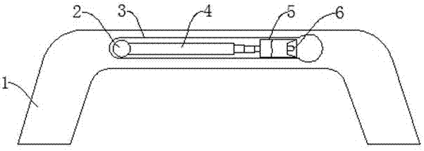 Multifunctional automobile ceiling handle and fabrication process thereof