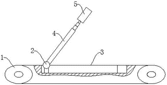 Multifunctional automobile ceiling handle and fabrication process thereof