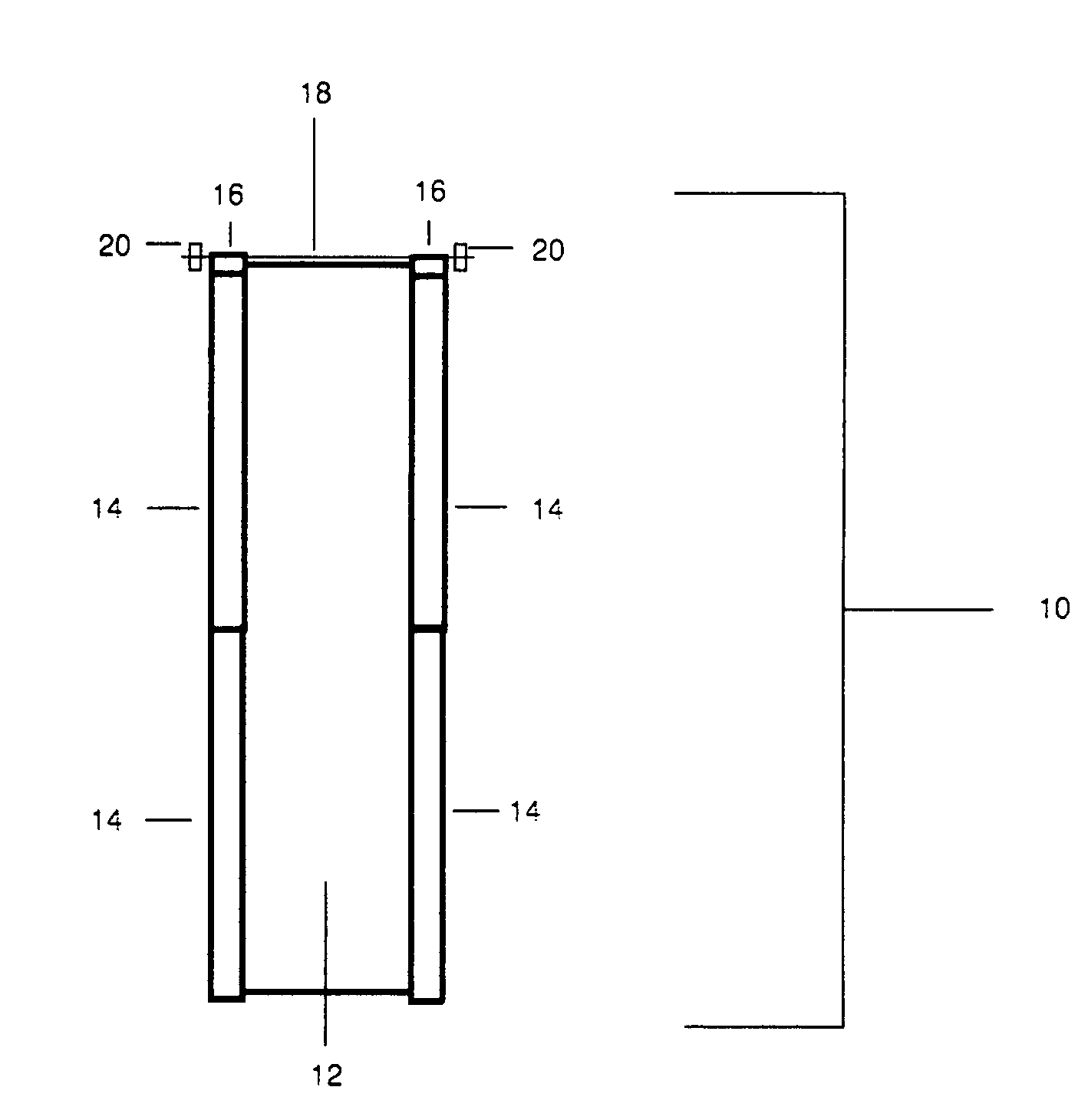 Hanging sportsboard display and storage rack