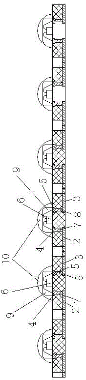 Intensive packaging method of LEDs