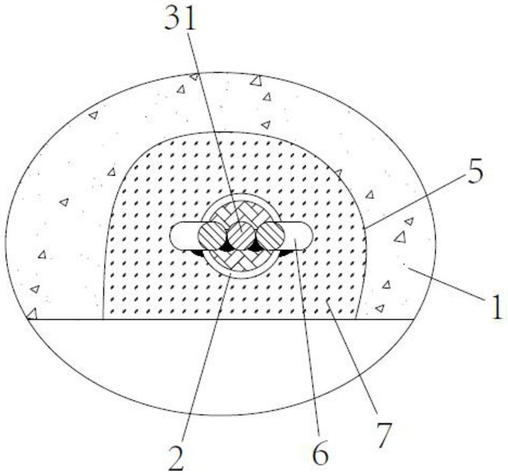 A reinforcement structure and its construction method for the low strength of the grouting material in the sleeve