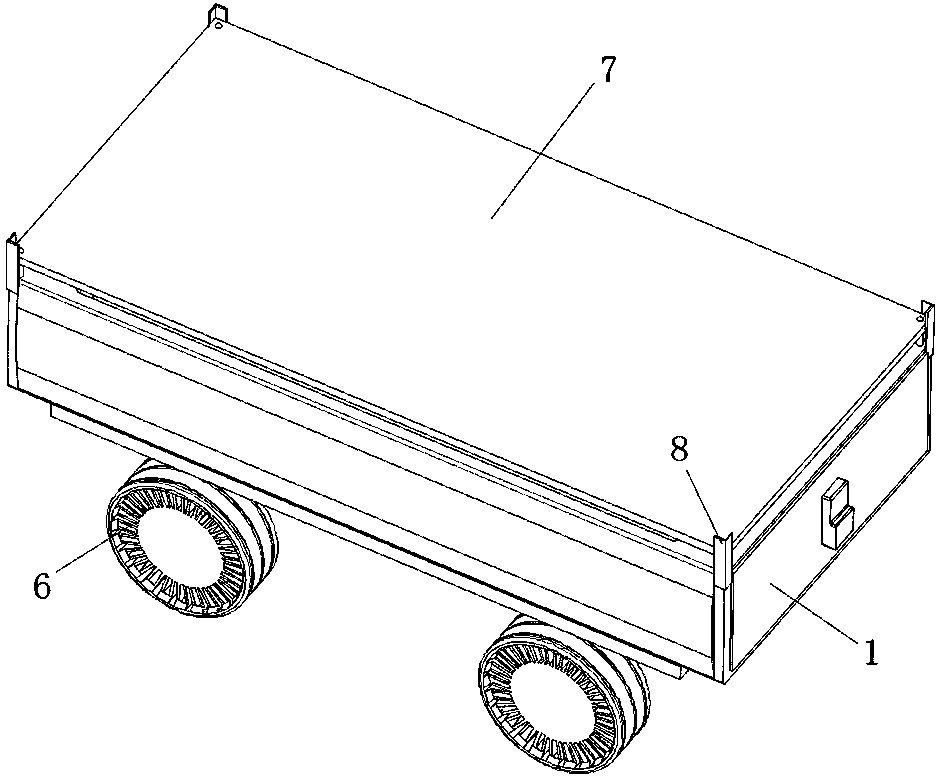 Carrying device capable of being applied to swarm type carrying