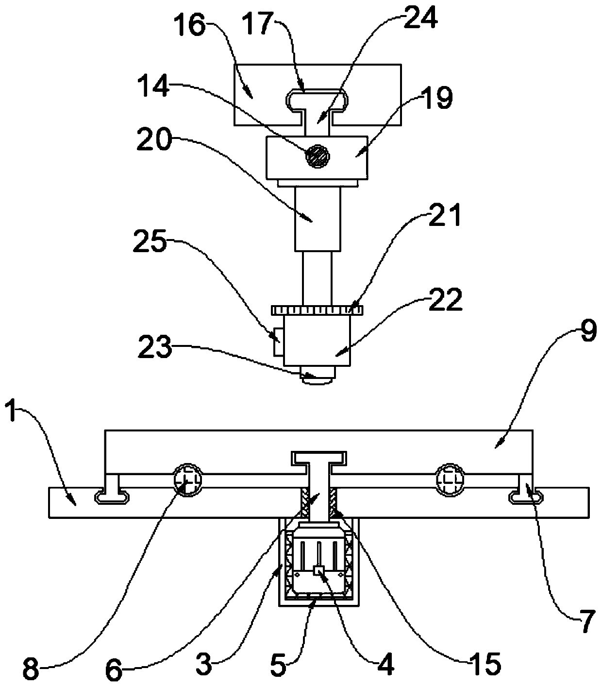 Industrial camera adjusting device