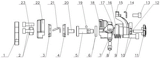 A fine-tuning disc brake caliper