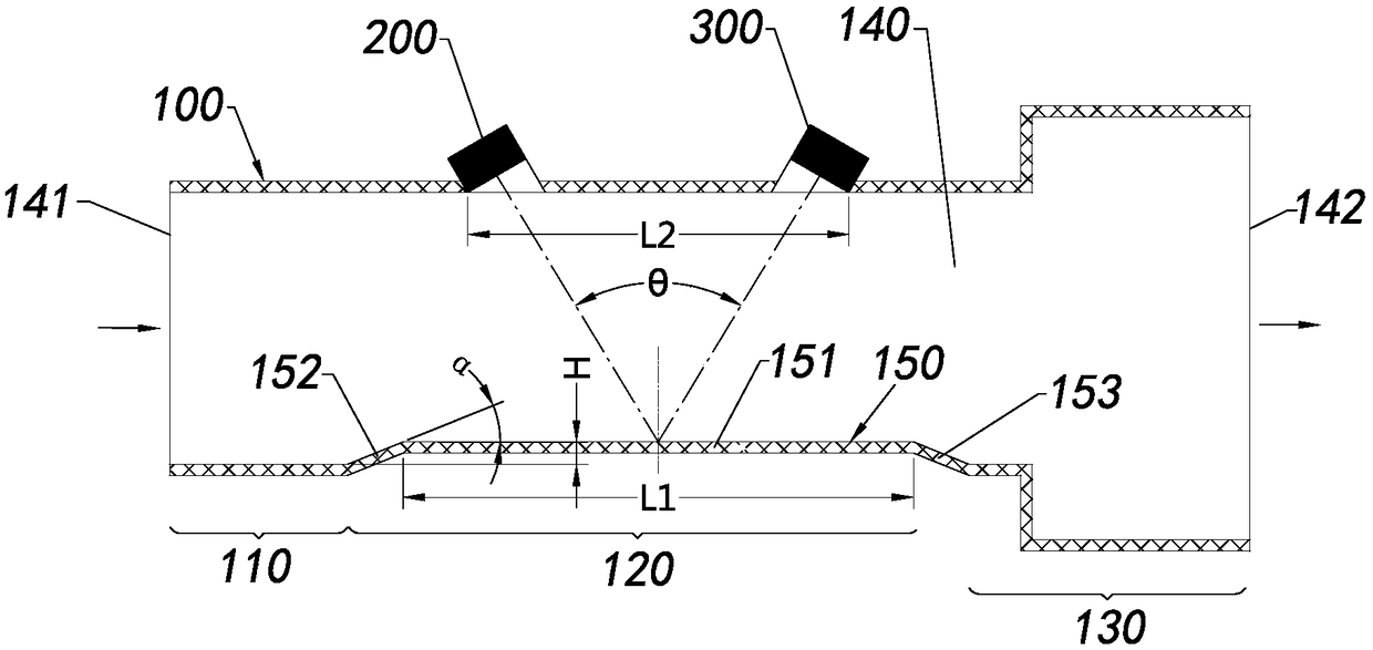 Ultrasonic metering device