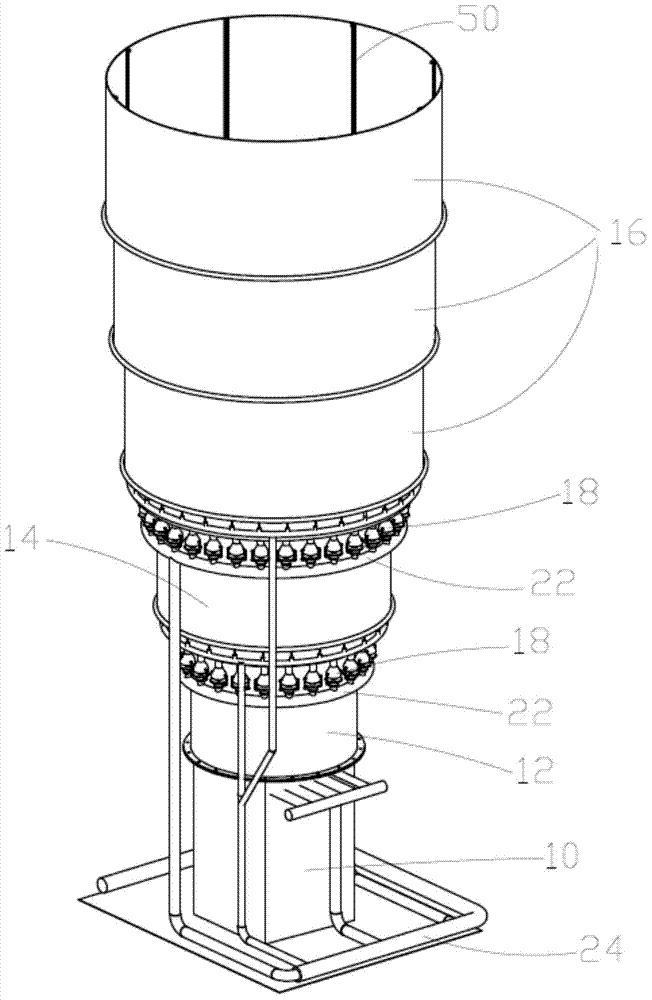 Easily-transported injected combustion apparatus