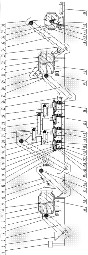 Intelligent tea production line