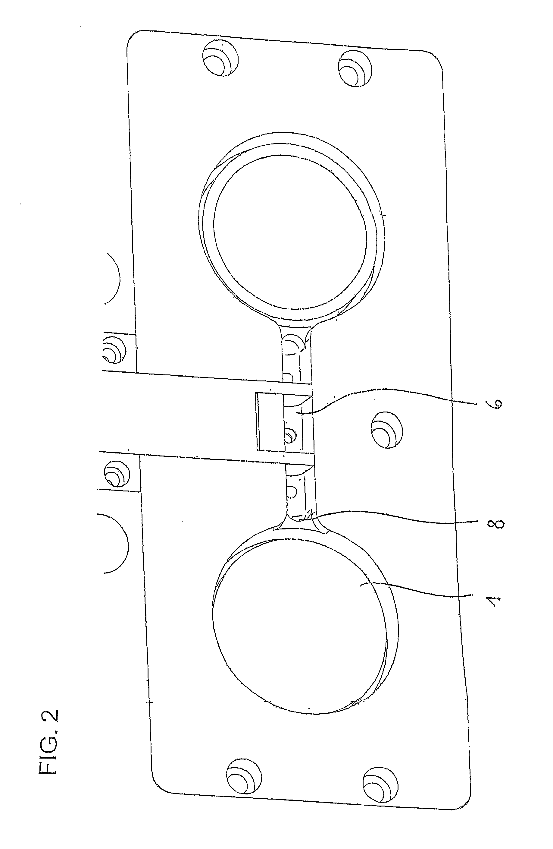 Process and apparatus for producing thick-walled plastic components