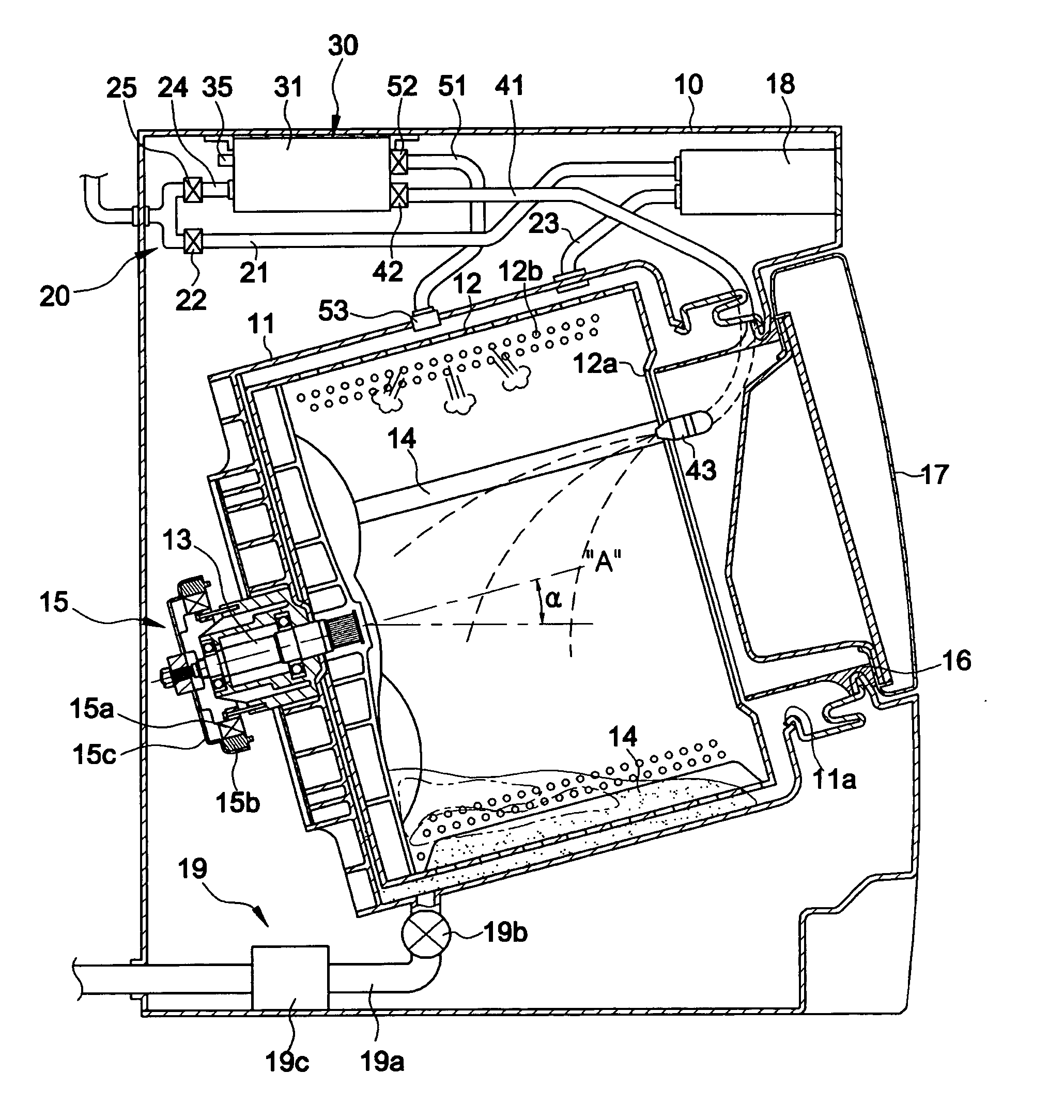 Drum type washing machine and method for use thereof