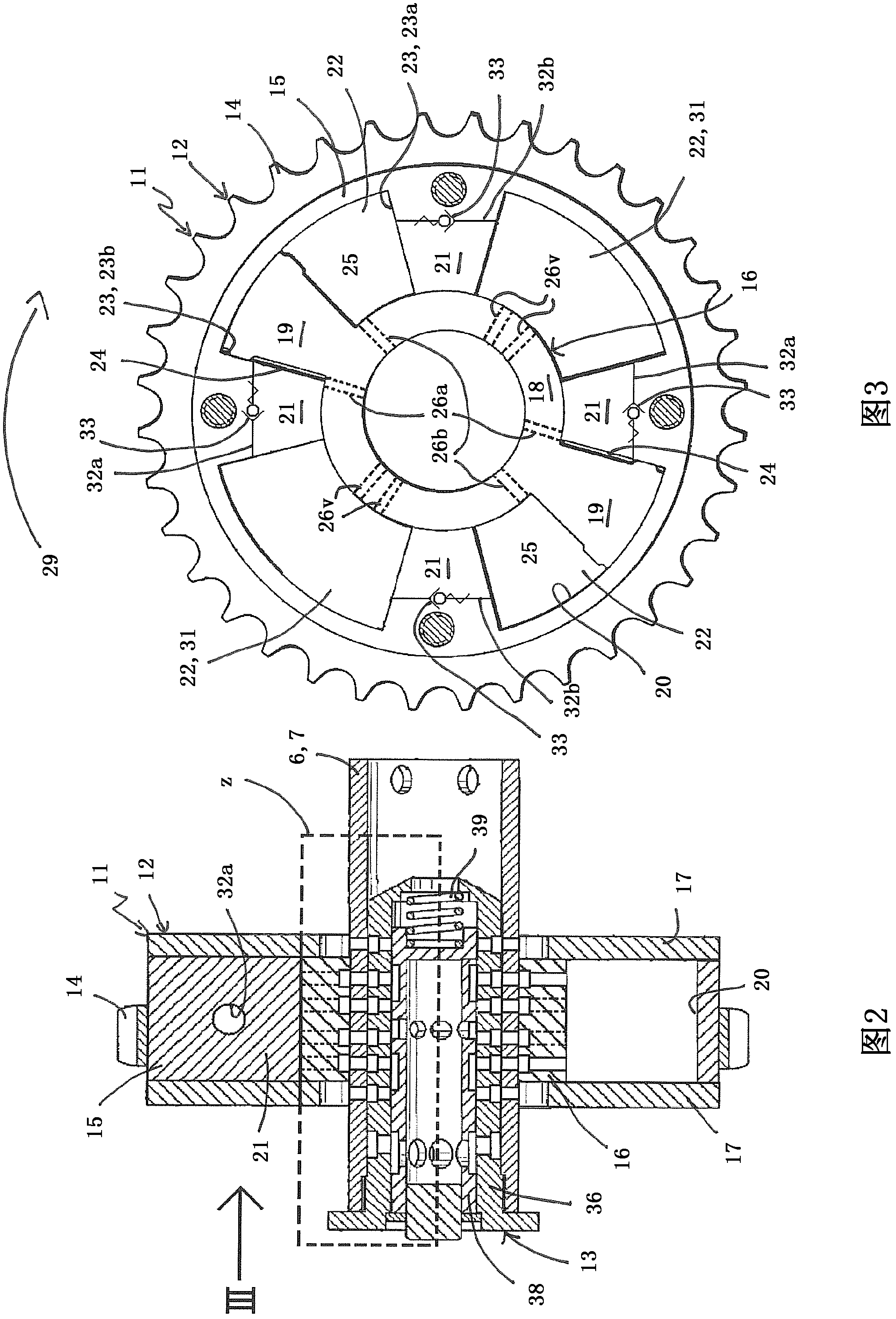 Device for variably adjusting the control times of gas exchange valves of an internal combustion engine