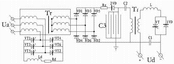 High-performance electrostatic dust removal device