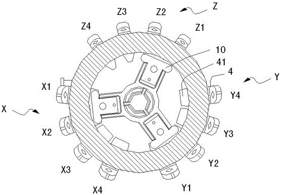 An on-load voltage regulating capacity regulating tap changer