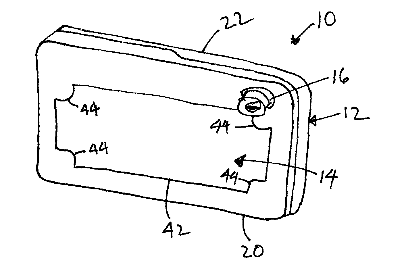 Vehicle lock box with license plate holder